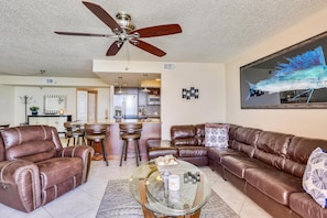 Condo, Multiple Beds (Trillium 1A - Premier) | Living area | TV - Trillium 1A - Premier (Madeira Beach)