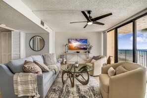Condo, Multiple Beds (Trillium 1B - Premier) | Living area | TV - Trillium 1B - Premier (Madeira Beach)