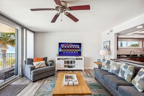 Condo, Multiple Beds (Trillium 1C - Premier) | Living area | TV - Trillium 1C - Premier (Madeira Beach)