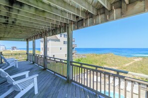 Property grounds - Oceanfront home on Hatteras Island with private pool & stunning views (Rodanthe)