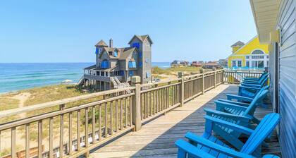 Oceanfront home on Hatteras Island with private pool & stunning views