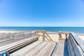 Beach - Pet-friendly oceanside home in Duck with hot tub! (Duck)