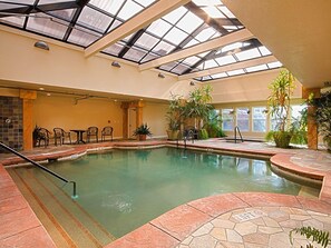 Indoor pool, a heated pool