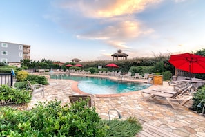 Indoor pool, a heated pool