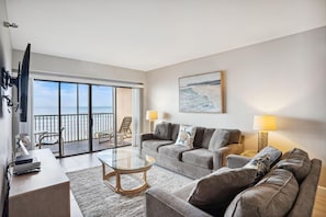 Condo, Multiple Beds (Villa Madeira 206) | Living area | TV - Villa Madeira 206 (Madeira Beach)