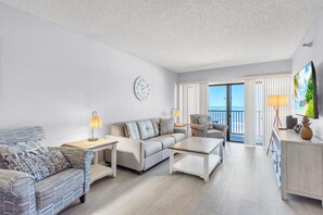 Condo, Multiple Beds (Villa Madeira 305) | Living area | TV - Villa Madeira 305 (Madeira Beach)