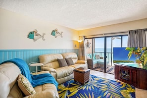 Condo, Multiple Beds (Villa Madeira 504 - Premier) | Living area | TV - Villa Madeira 504 - Premier (Madeira Beach)
