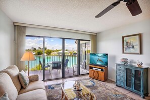 Condo, 2 Queen Beds (Land's End 1-408 Bay Front) | Living area - Land's End 1-408 Bay Front (Treasure Island)