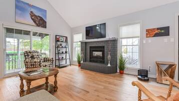 Smart TV, chimenea