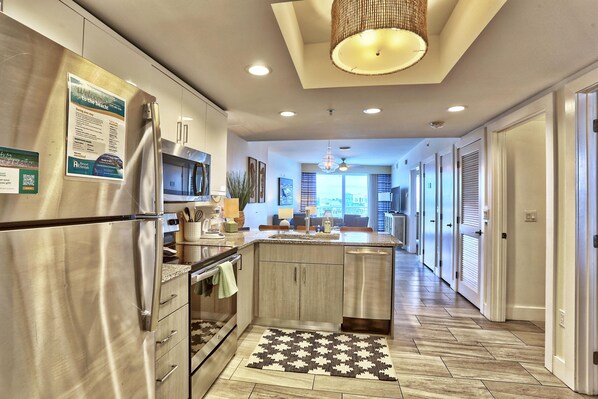 Condo, Multiple Beds (Oceana 301 East) | Private kitchen | Oven, toaster - Oceana 301 East (Treasure Island)