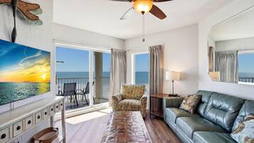Condo, Multiple Beds (Sunset Vistas 603W) | Living area | TV