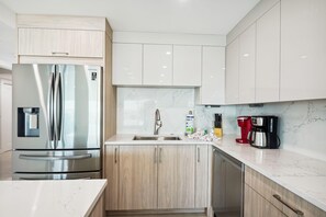 Condo, Multiple Beds (Emerald Isle 403 - Premier) | Private kitchen | Oven, toaster - Emerald Isle 403 - Premier (North Redington Beach)