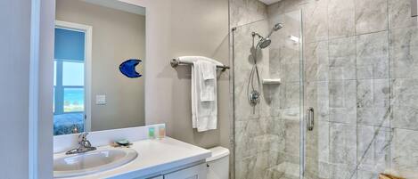 Condo, 1 King Bed with Sofa bed (Madeira Bay Resort I 1502) | Bathroom | Soap, toilet paper