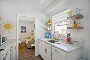 Condo, 1 King Bed with Sofa bed (Salt Water Suites 06 - Seaside 1BR Su) | Private kitchen - Salt Water Suites 06 - Seaside 1BR Suite (North Redington Beach)