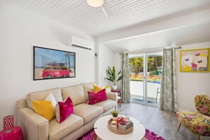 Condo, 1 King Bed with Sofa bed (Salt Water Suites 10 - Butterfly 1BR ) | Living area - Salt Water Suites 10 - Butterfly 1BR Suite (North Redington Beach)