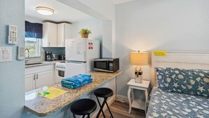 Apartment, 1 King Bed (Upham Beach Inn - #1 Studio) | Private kitchen - Upham Beach Inn - #1 Studio (St. Pete Beach)