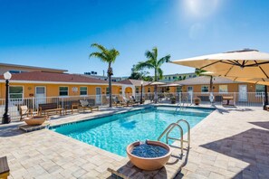 Apartment, 1 King Bed (Upham Beach Inn - #2 Studio) | Pool | Outdoor pool, a heated pool - Upham Beach Inn - #2 Studio (St. Pete Beach)