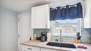 Apartment, 1 King Bed (Upham Beach Inn - #4 Studio) | Private kitchen - Upham Beach Inn - #4 Studio (St. Pete Beach)