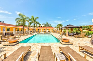 Apartment, 1 King Bed (Upham Beach Inn - #4 Studio) | Pool | Outdoor pool, a heated pool