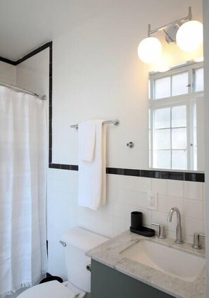 Shower, hair dryer