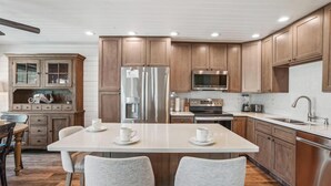Casa, várias camas (Sandy Dunes) | Cozinha privada