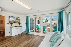 Condo, Multiple Beds (Beach Livin 3 - 3 Bedroom Upstairs) | Living area | TV - Beach Livin 3 - 3 Bedroom Upstairs (Treasure Island)