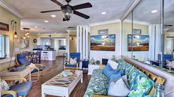House, Multiple Beds (Beach Haven #C6) | Living area | TV