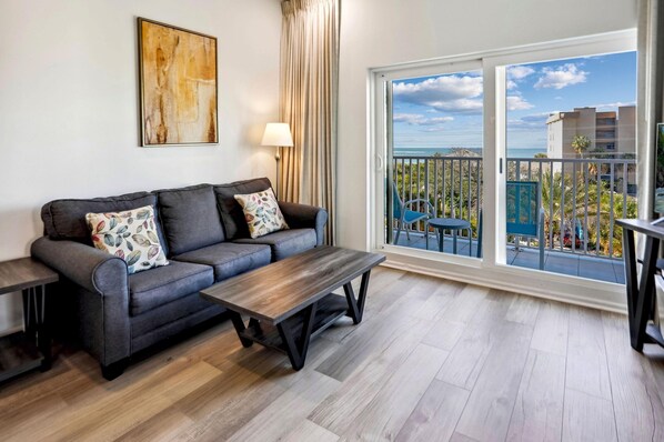 Condo, Multiple Beds (Madeira Bay Resort I 1408) | Living area