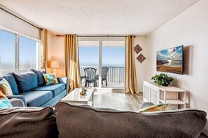 Condo, Multiple Beds (Sand Castle 2901) | Living area | TV