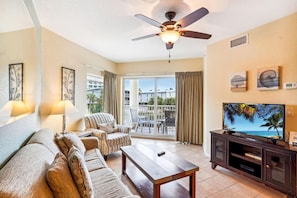 Condo, Multiple Beds (Sunset Vistas 207S) | Living area | TV