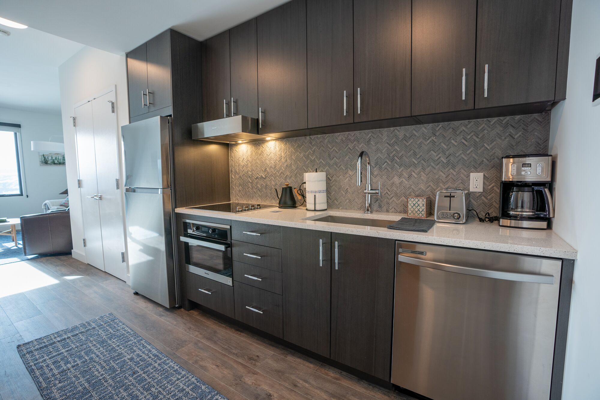 開放式客房 | 私人廚房 | 電冰箱、烤箱、爐台、洗碗機