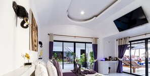 Hochwertige Bettwaren, individuell dekoriert, individuell eingerichtet