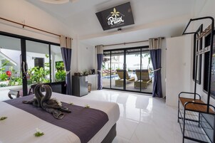 Deluxe Bungalow, 1 King Bed, Terrace, Sea Facing | Premium bedding, individually decorated, individually furnished