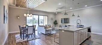 Lakefront, Dock, Laundry, EV Charging, Ample Parking