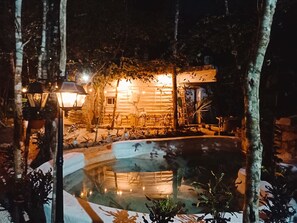 Property grounds - Eco-friendly dome amidst the beautiful jungle, with modern amenities and pool! (Puerto Morelos)