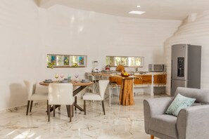 Interior - Eco-friendly dome amidst the beautiful jungle, with modern amenities and pool! (Puerto Morelos)