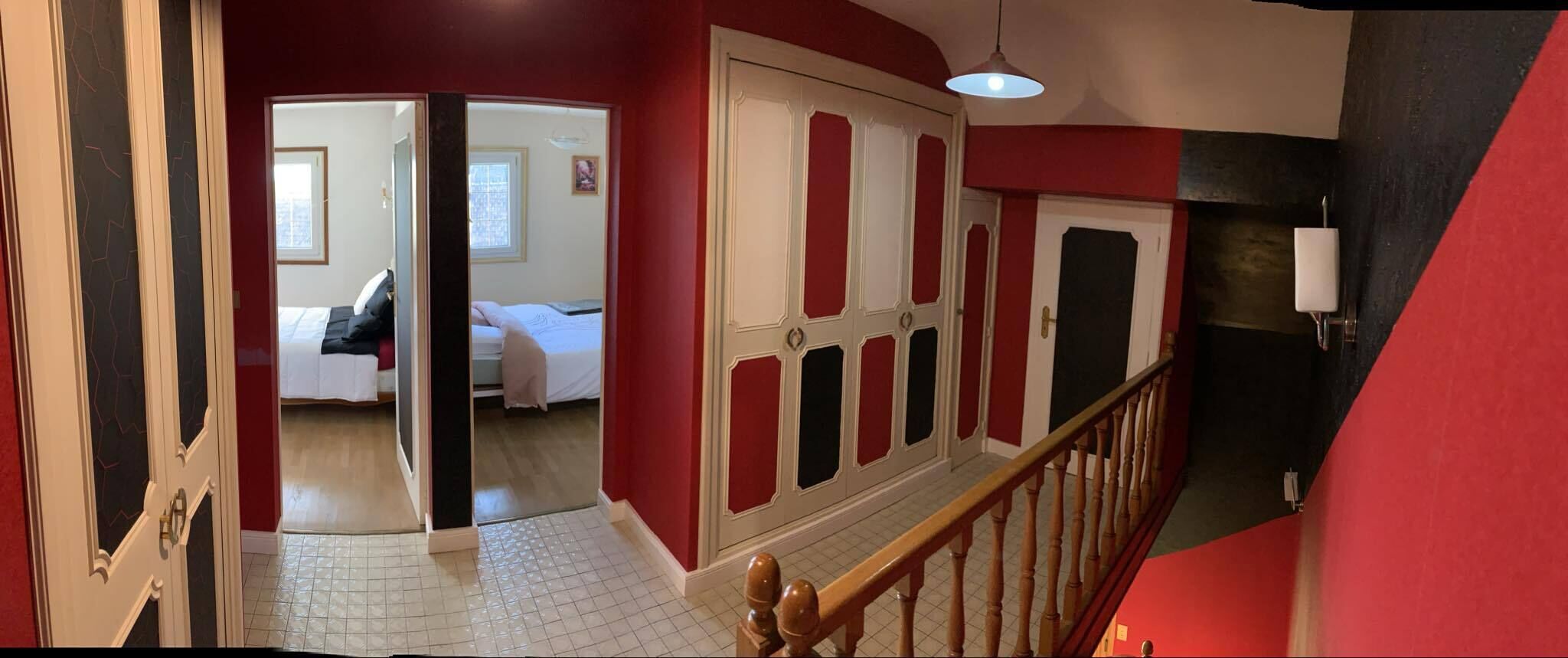 3 chambres, bureau, Wi-Fi gratuit, draps fournis