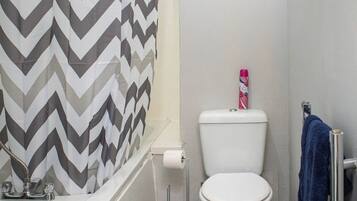 Hair dryer, towels