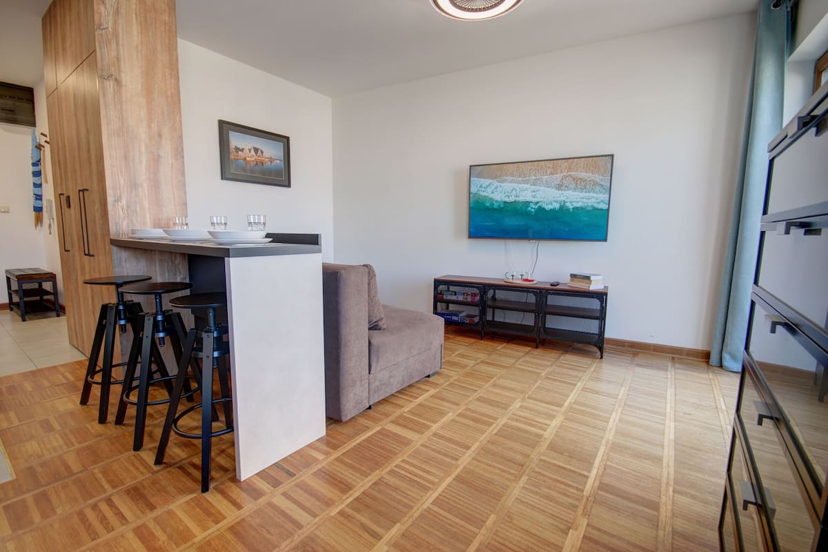 Basic Studio | 1 bedroom, iron/ironing board, free WiFi, bed sheets