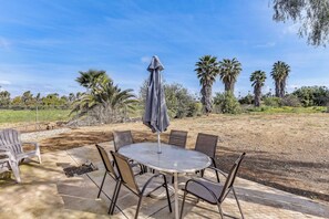 Outdoor dining - Peaceful Riverside Home w/ Patio, 7 Mi to Downtown (Riverside)