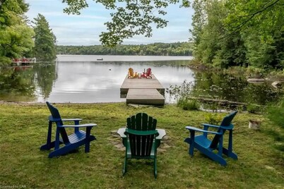 Serene, breathtaking waterfront views in Muskoka, half an hour from Algonquin!