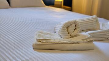 1 slaapkamer, een strijkplank/strijkijzer, wifi, beddengoed