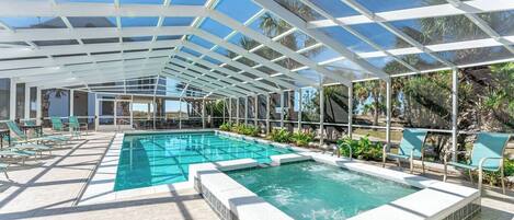 Una piscina climatizada