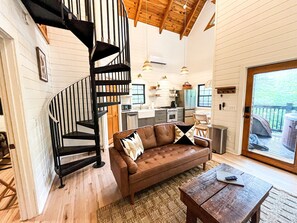 TV connectée, cheminée