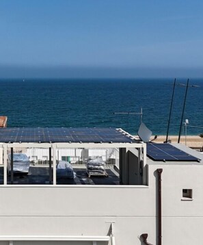 Beach - Mialmare sx - Marcelli, new sea front three-room apartment in the center (Marcelli)