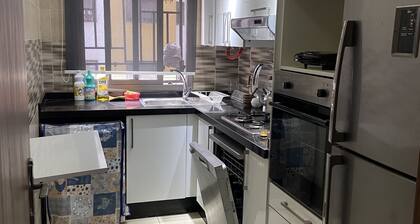 Nice apartment with 2 bedrooms, living room,equiped kitchen and 2 bathrooms