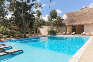 Pool - Luxury custom built home in private gated community. Fits 10.  (Tulum)