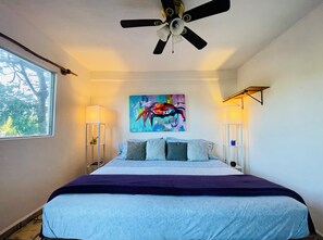 1 dormitorio, cuna de viaje, wifi y ropa de cama