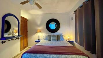 1 bedroom, travel cot, WiFi, bed sheets