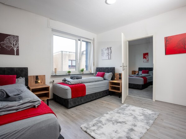 6 habitaciones, wifi y ropa de cama